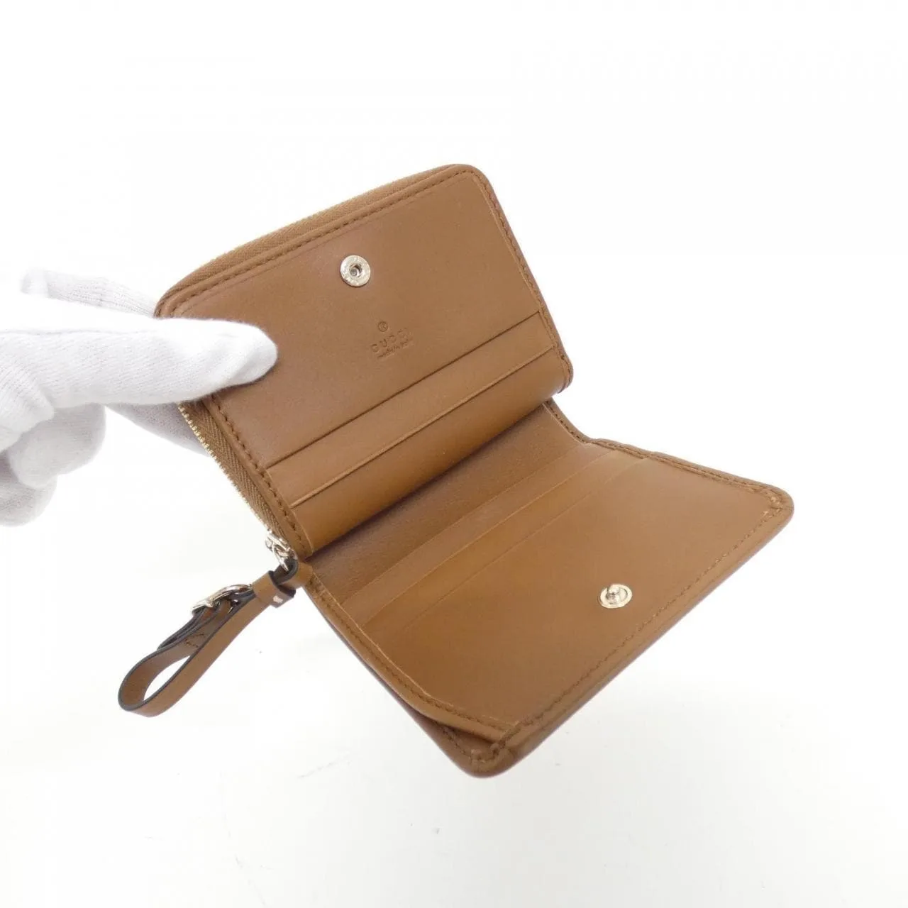 GUCCI 819131 FAD6L Wallet Canvas Black Canvas New - Thumbnail 5