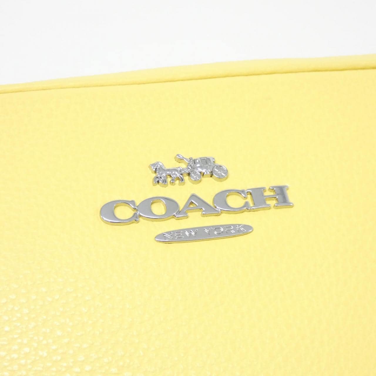 COACH CA207 Shoulder Bag Leather 黑色 皮革 新品 - 縮圖 4