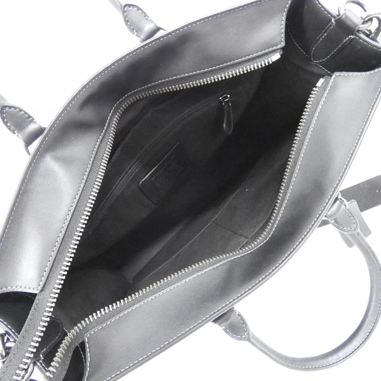 COACH CR314 Handbag Canvas Black Canvas New - Thumbnail 6