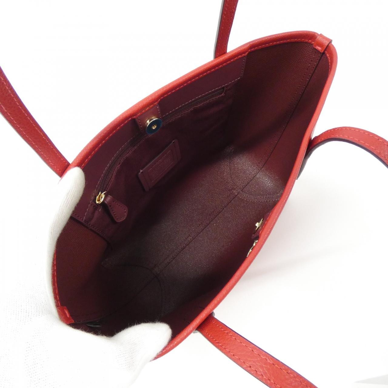 COACH CT859 Bag Leather Black Leather New - Thumbnail 6