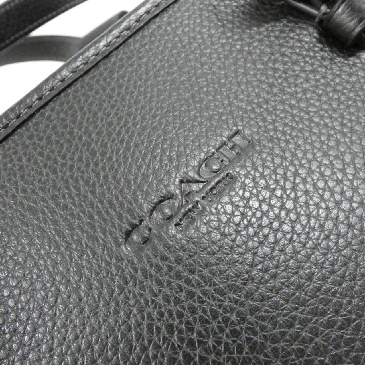 COACH CW213 Bag Leather Black Leather New - Thumbnail 4