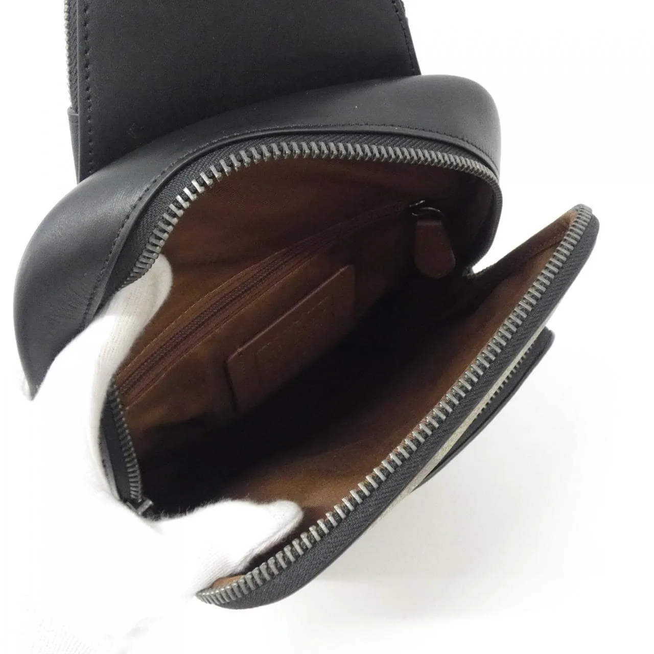 COACH CO910 Handbag Canvas Black Canvas New - Thumbnail 6