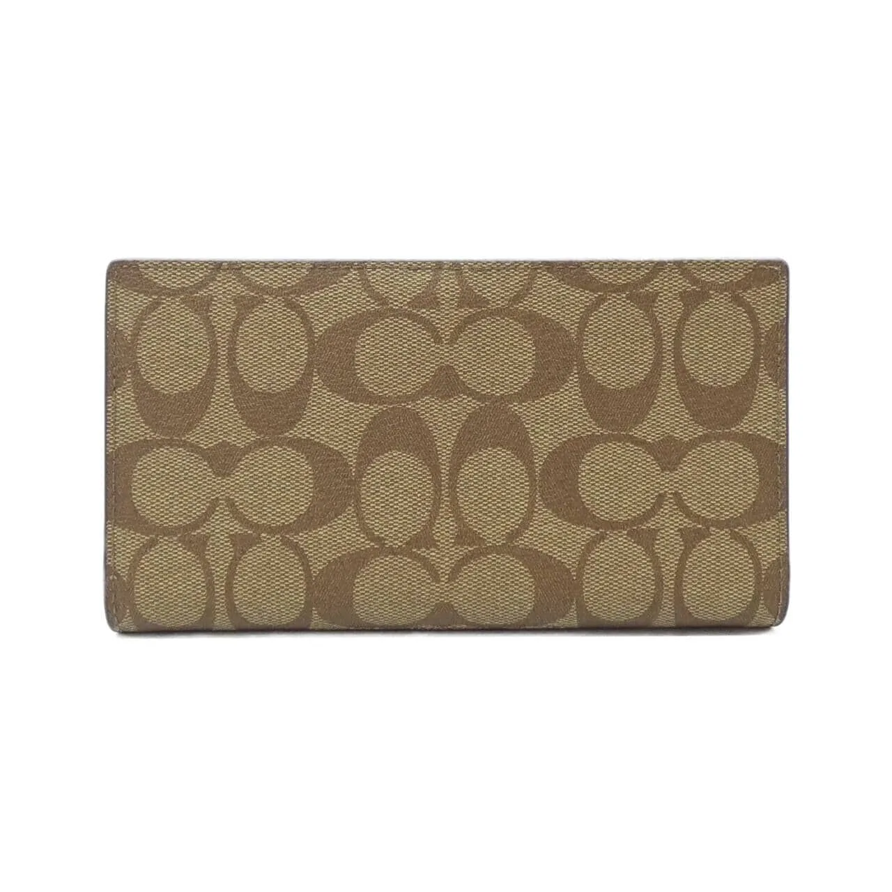 COACH C8714 Wallet Canvas Black Canvas New - Thumbnail 2