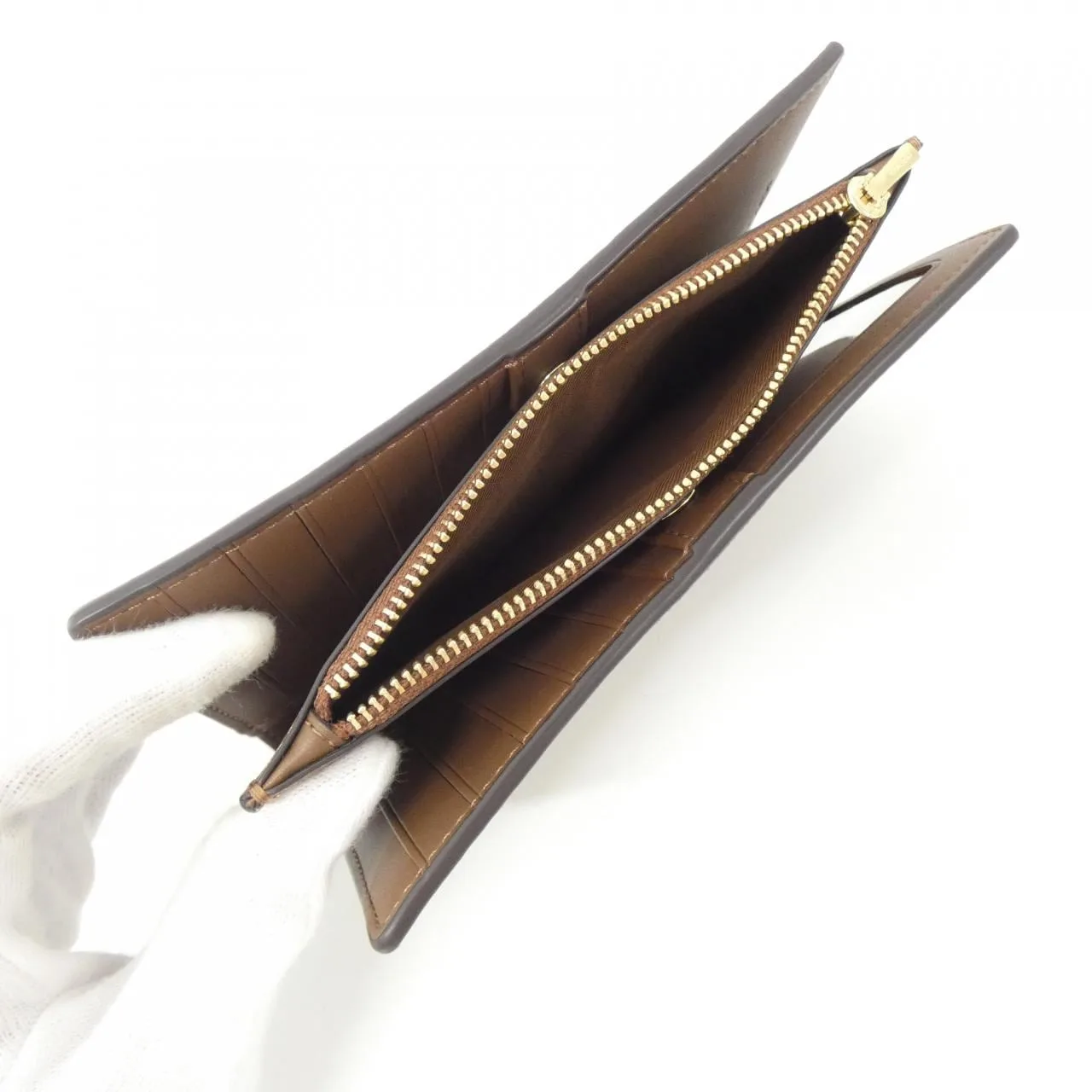 COACH C8714 Wallet Canvas Black Canvas New - Thumbnail 6