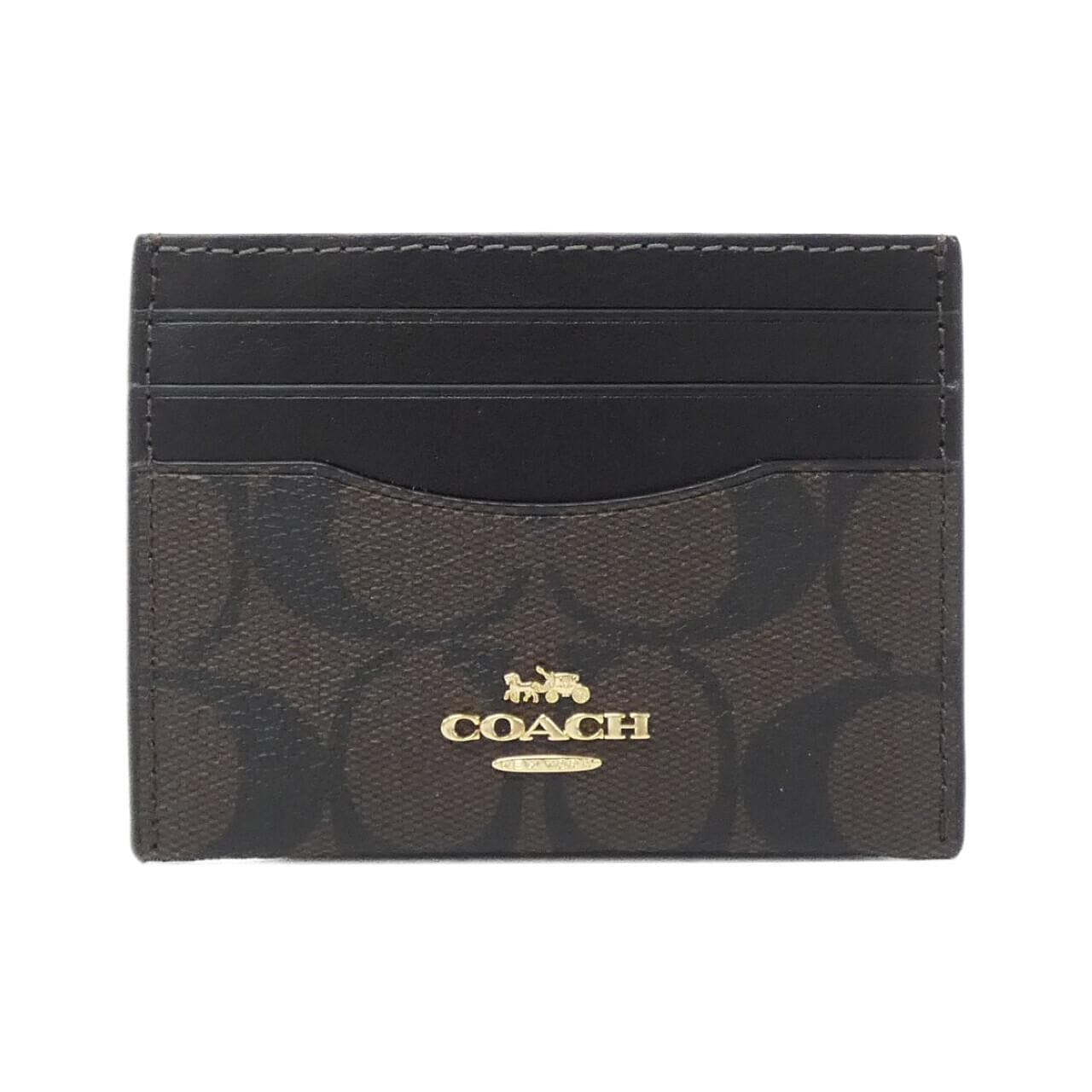 COACH CH415 Card Case Canvas