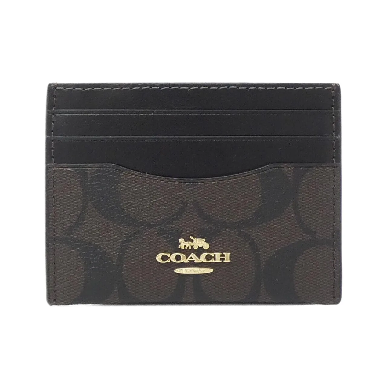 COACH CH415 Card Case Canvas