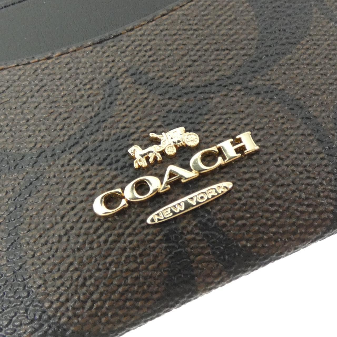 COACH CH415 Card Case Canvas 3