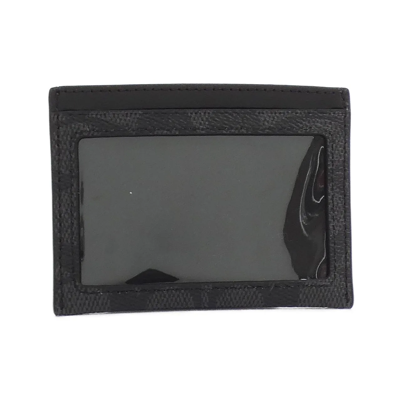 COACH CW366 Card Case Canvas Black Canvas New - Thumbnail 2