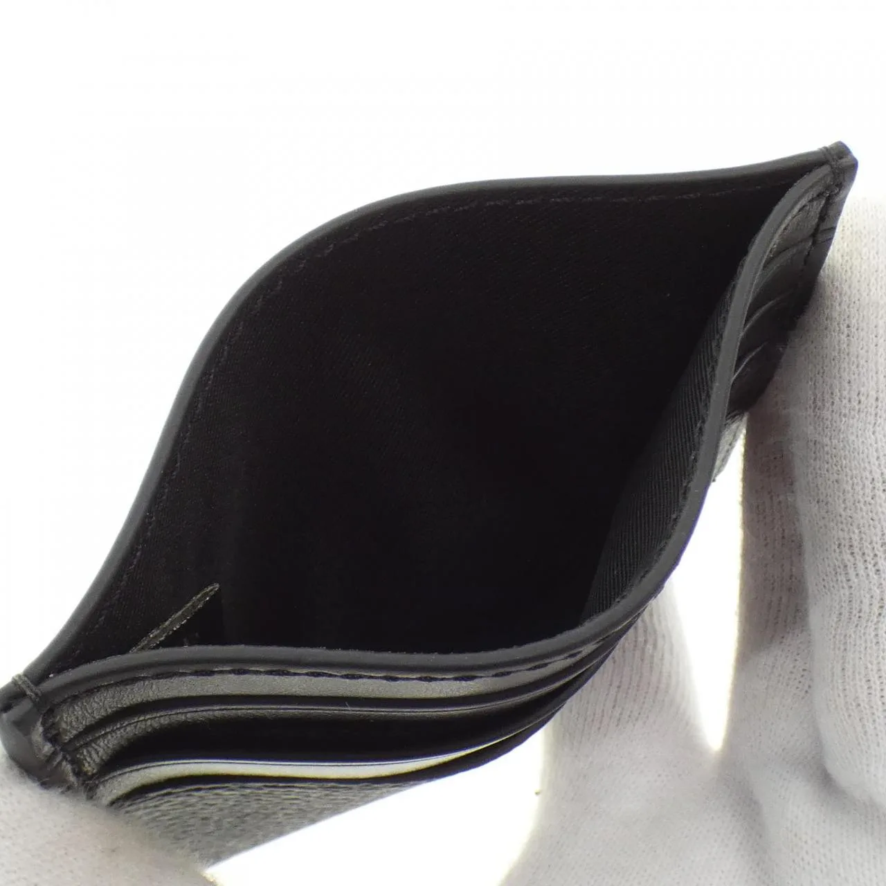 COACH CW366 Card Case Canvas Black Canvas New - Thumbnail 3