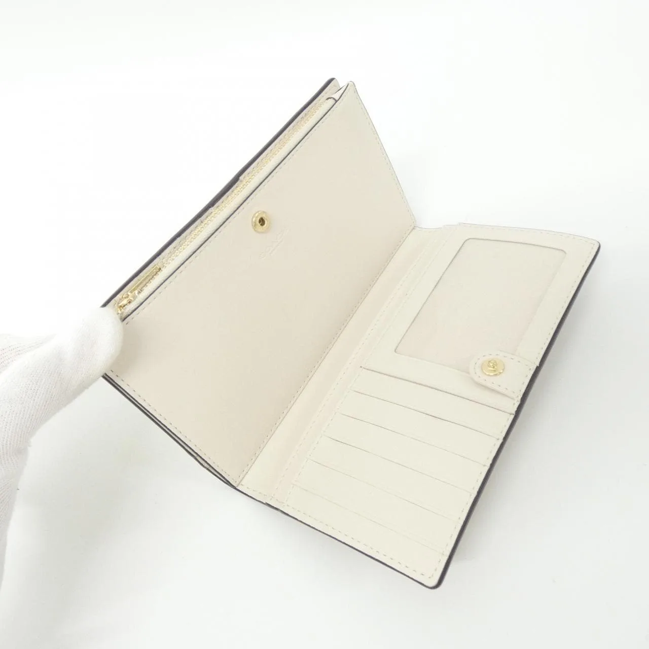 COACH C8714 Wallet Canvas 黑色 帆布 新品 - 縮圖 4