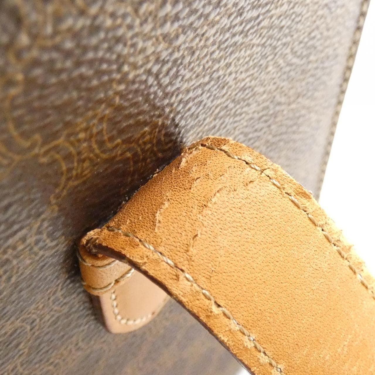 CELINE Bag Canvas Brown Canvas - Thumbnail 6