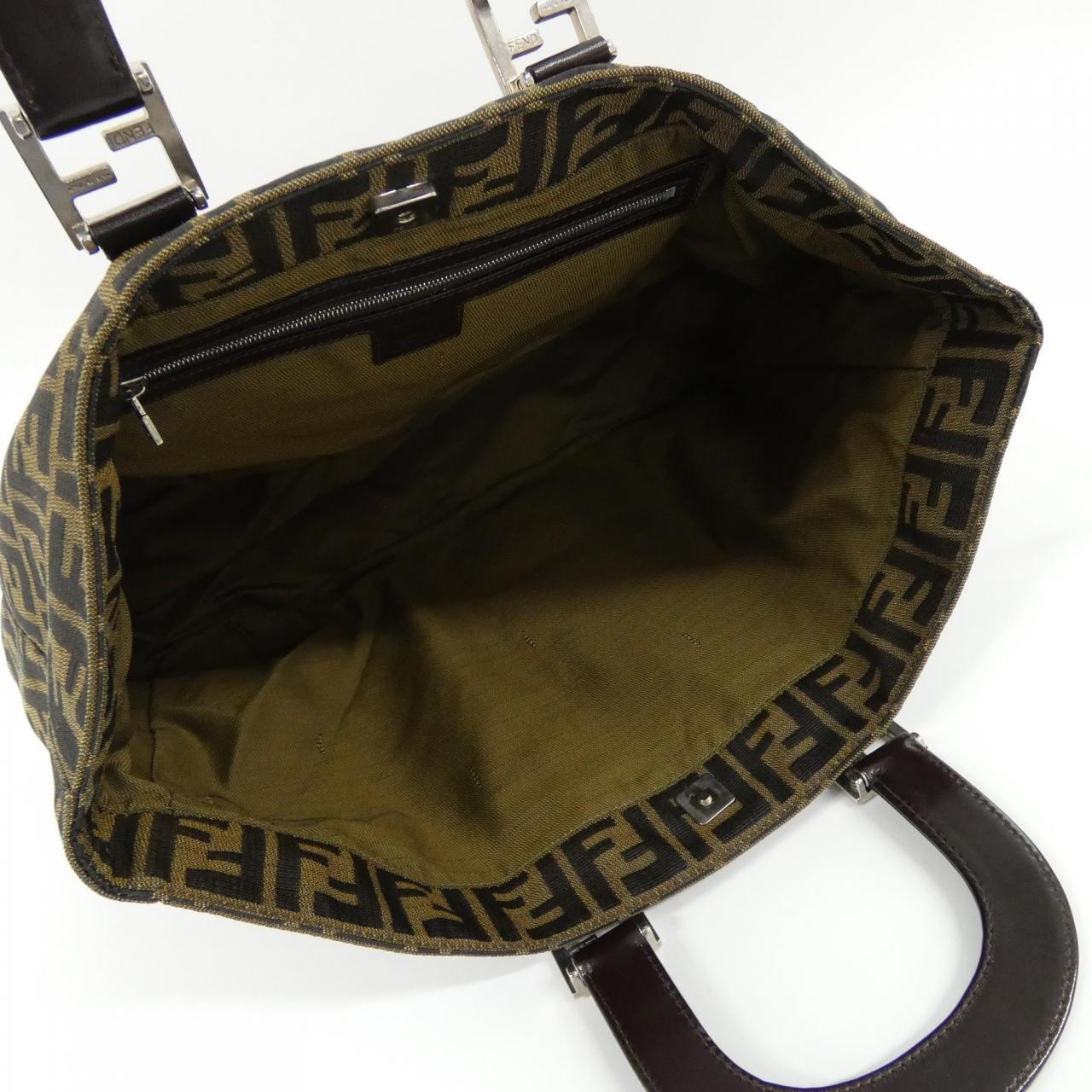 FENDI 26329 Handbag Canvas Black Canvas Rank A - Thumbnail 6