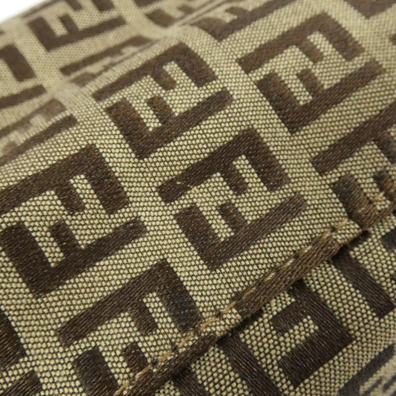 FENDI Sunshine Shopper 8BH138 TN9 Handbag Canvas Black Canvas - Thumbnail 2