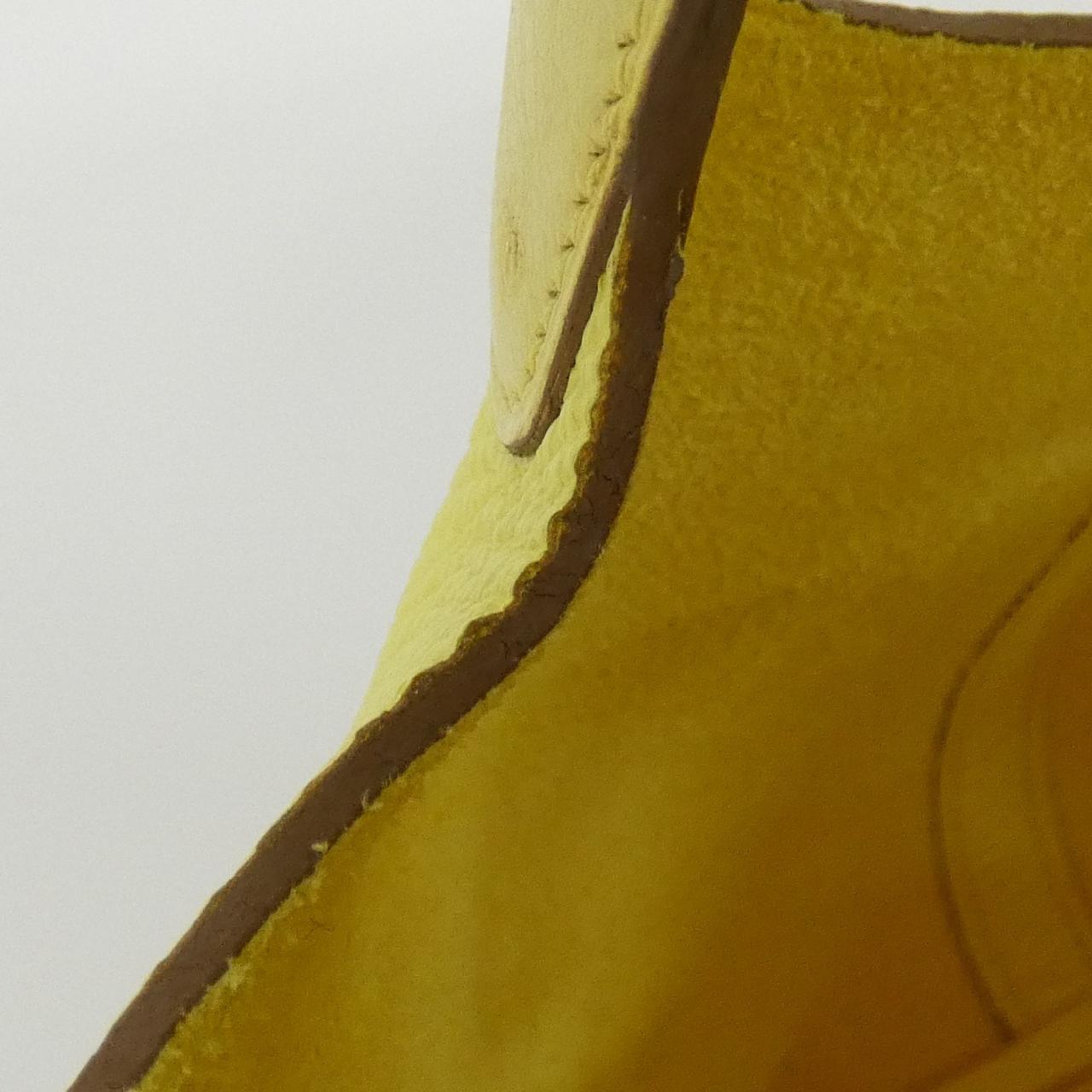 HERMES HERMÈS Picotin 082945CK Bag Ostrich 黑色 鴕鳥皮 中古品A - 縮圖 5