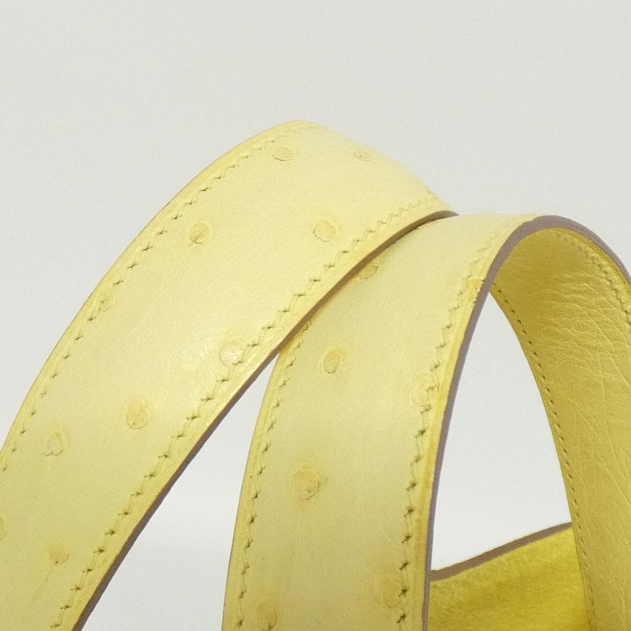 HERMES HERMÈS Picotin 082945CK Bag Ostrich 黑色 鴕鳥皮 中古品A - 縮圖 7