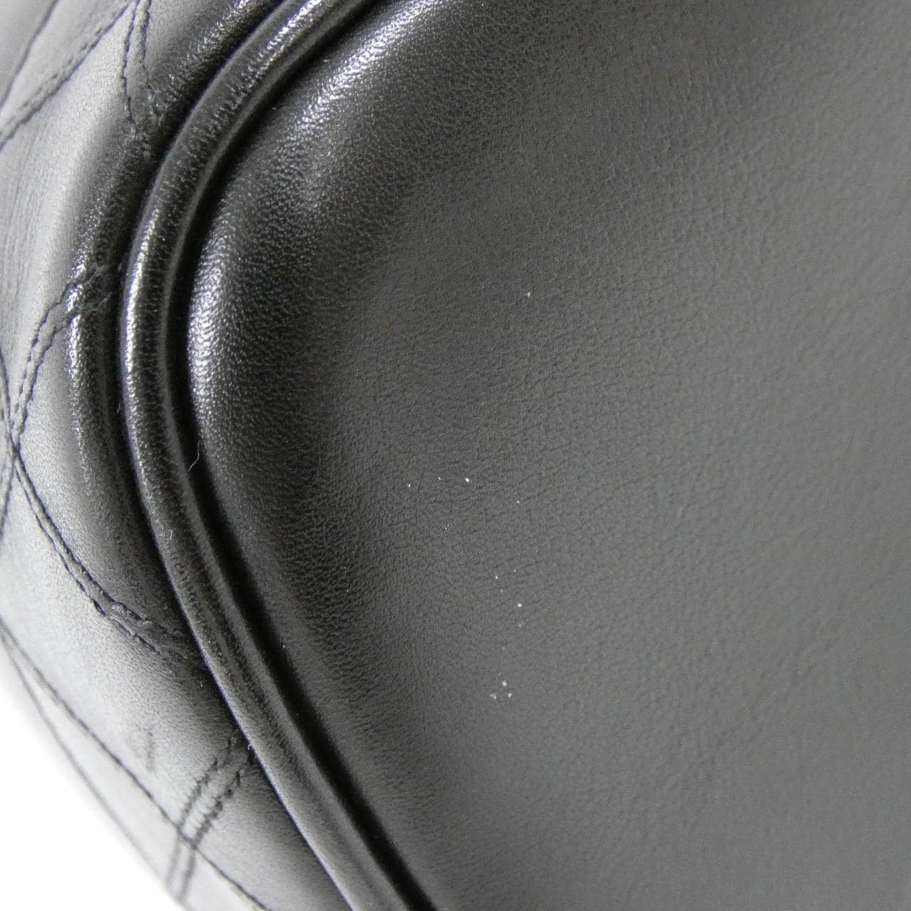 CHANEL 01619 Handbag Lambskin Black Lambskin Rank A - Thumbnail 4