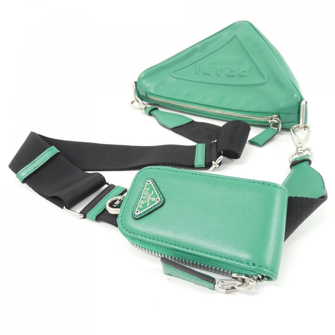 PRADA 1BH190 Shoulder Bag Black Rank A - Thumbnail 6