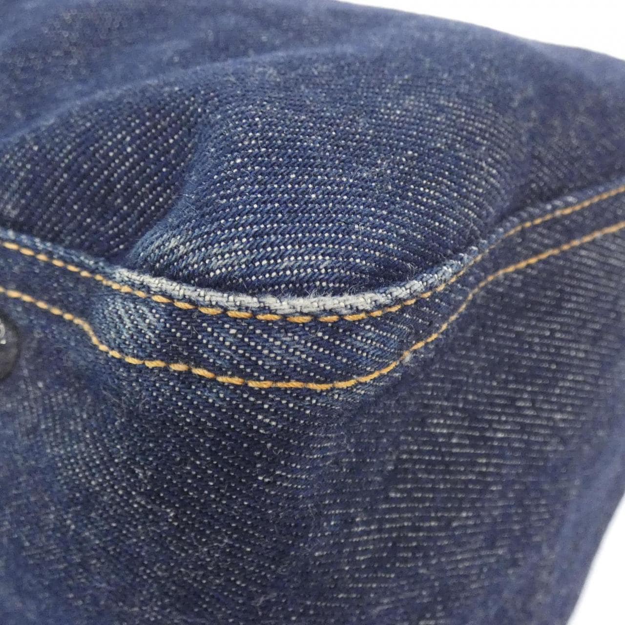 FENDI 26329 Handbag Denim 藍色 牛仔布 中古品B - 縮圖 2