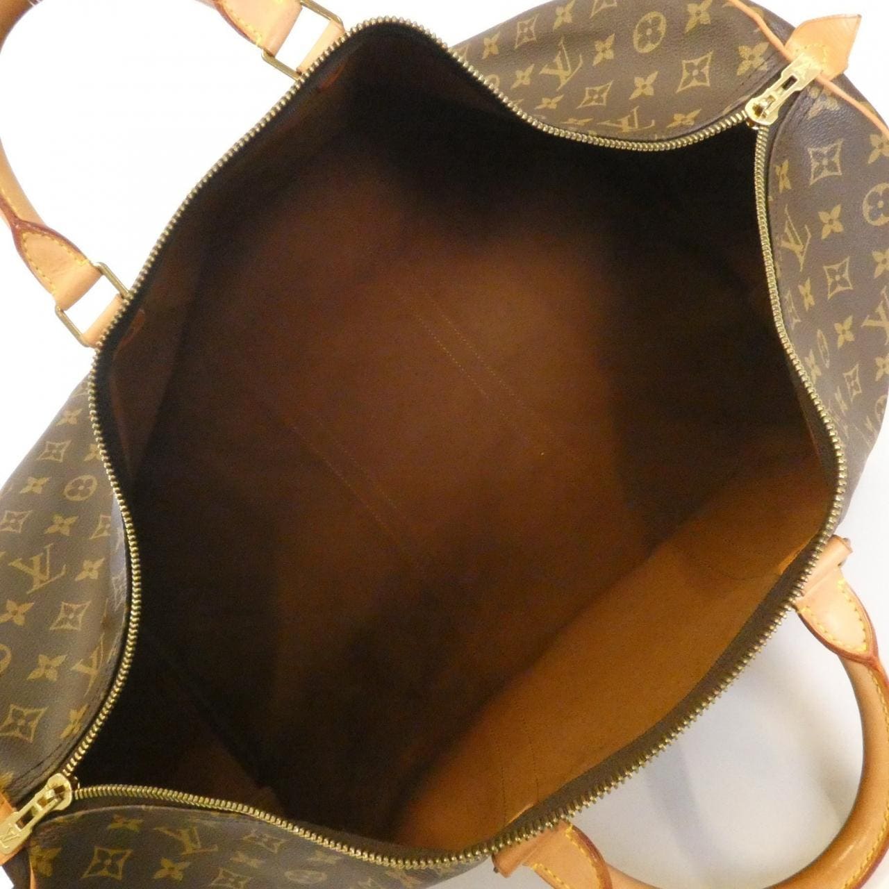 LOUIS VUITTON Keepall M41422 Boston Bag Monogram Black Monogram - Thumbnail 9