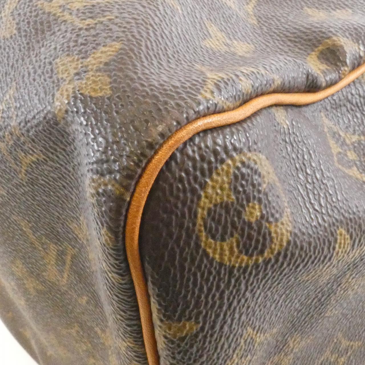 LOUIS VUITTON Speedy M41522 Boston Bag Monogram Black Monogram Rank B - Thumbnail 2