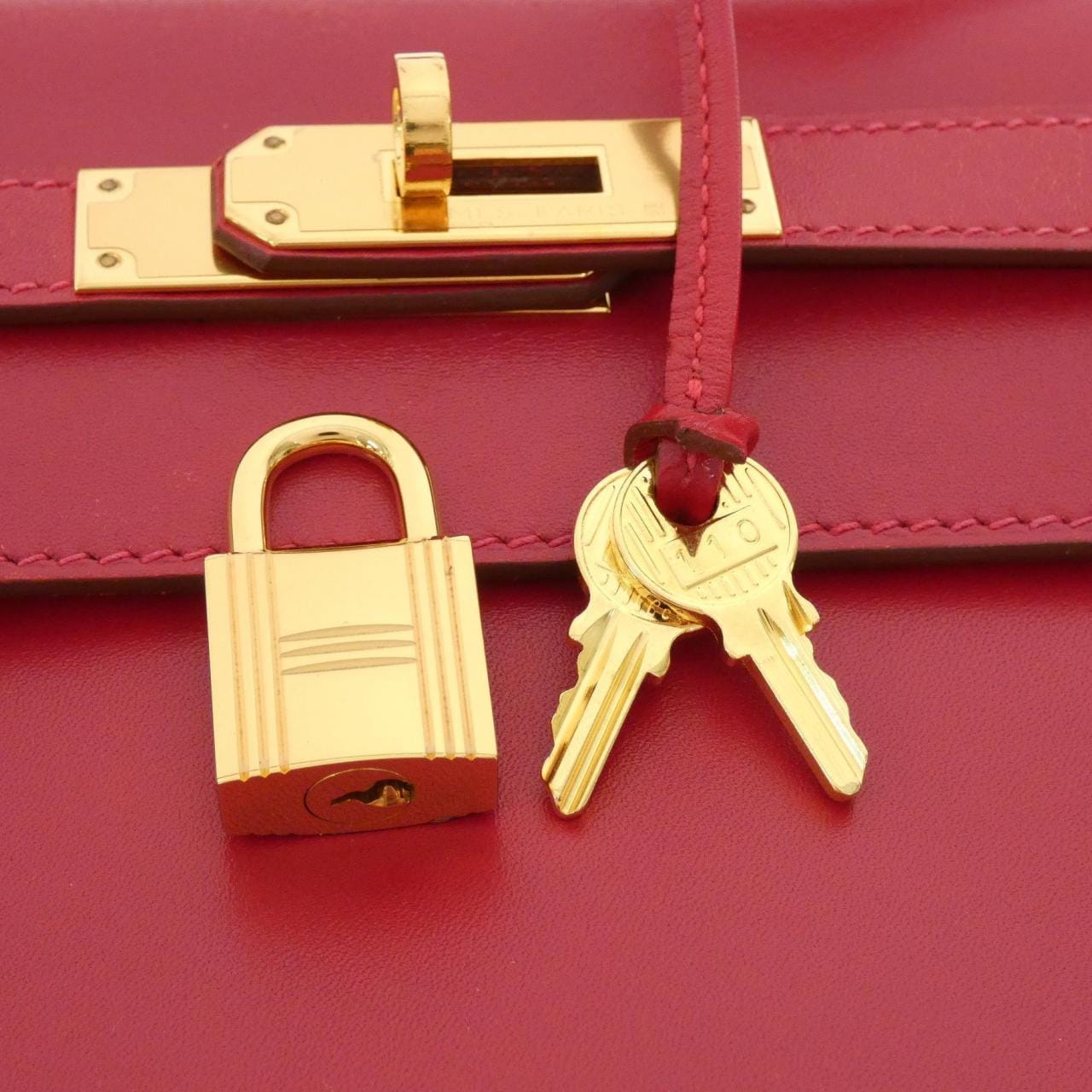 HERMES HERMÈS Kelly Bag Rouge - Thumbnail 7