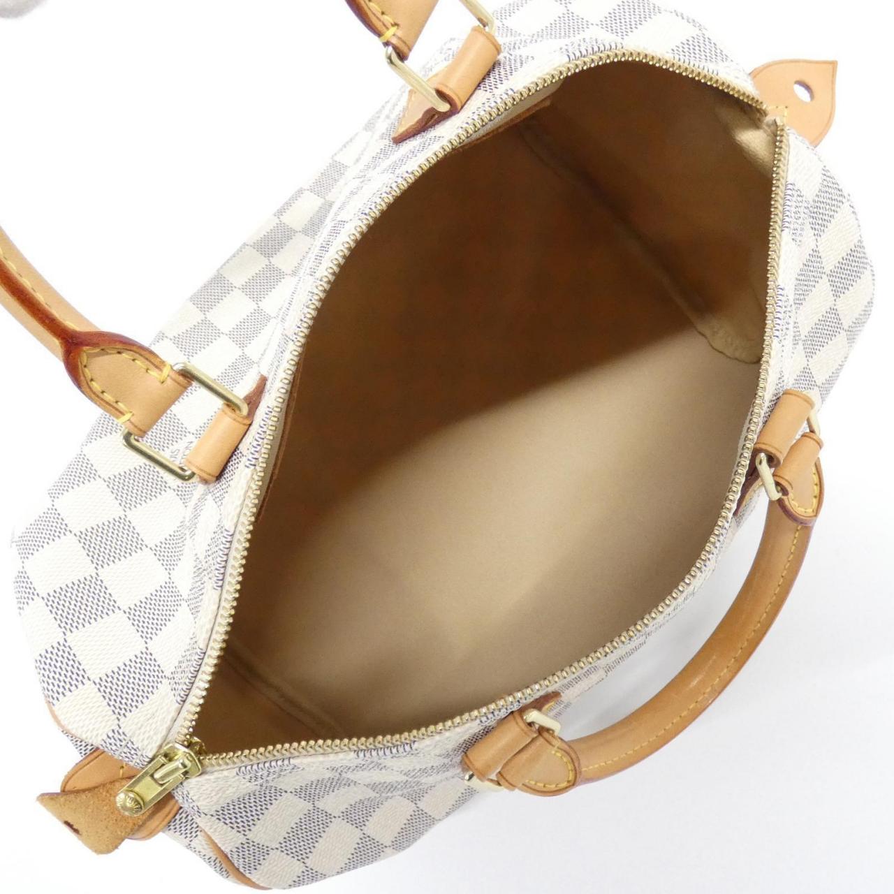 LOUIS VUITTON Speedy N41533 Boston Bag Damier 黑色 Damier 中古品A - 縮圖 6