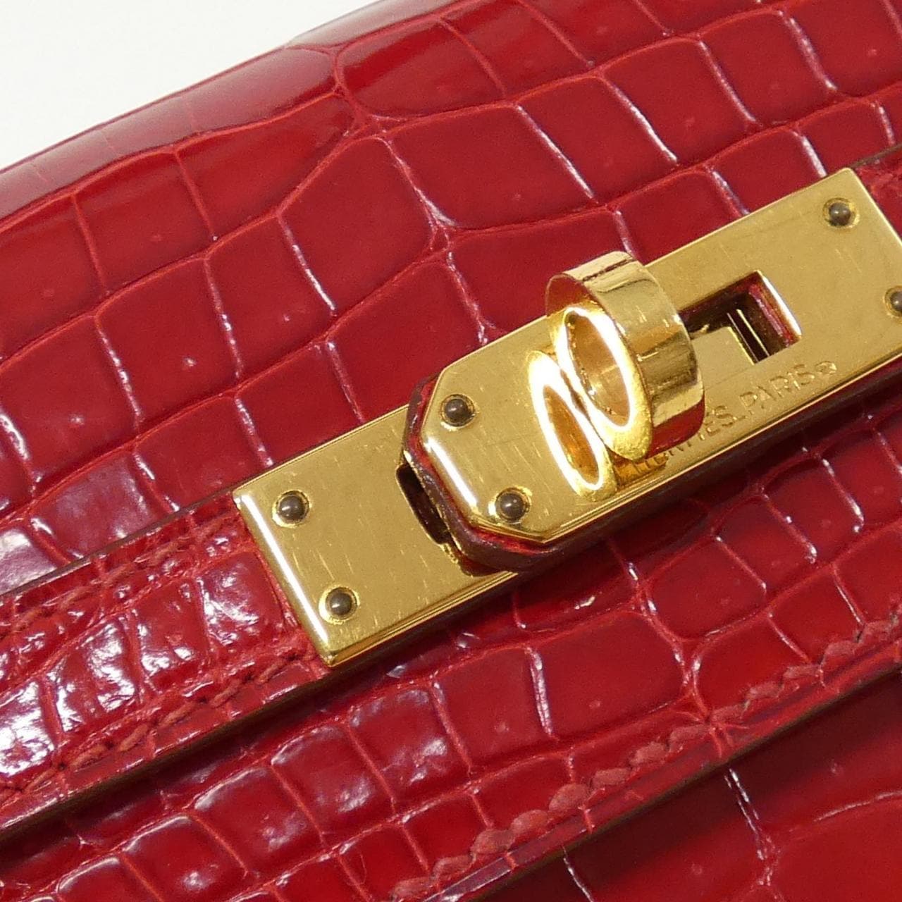 HERMES HERMÈS Kelly Bag Rouge 中古品A - 縮圖 5