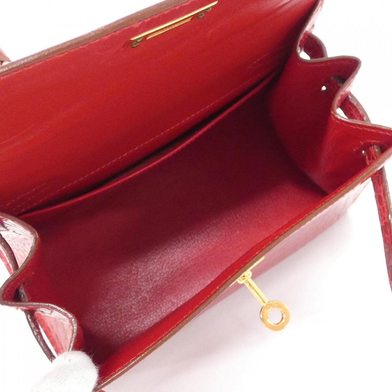 HERMES HERMÈS Kelly Bag Rouge 中古品A - 縮圖 10