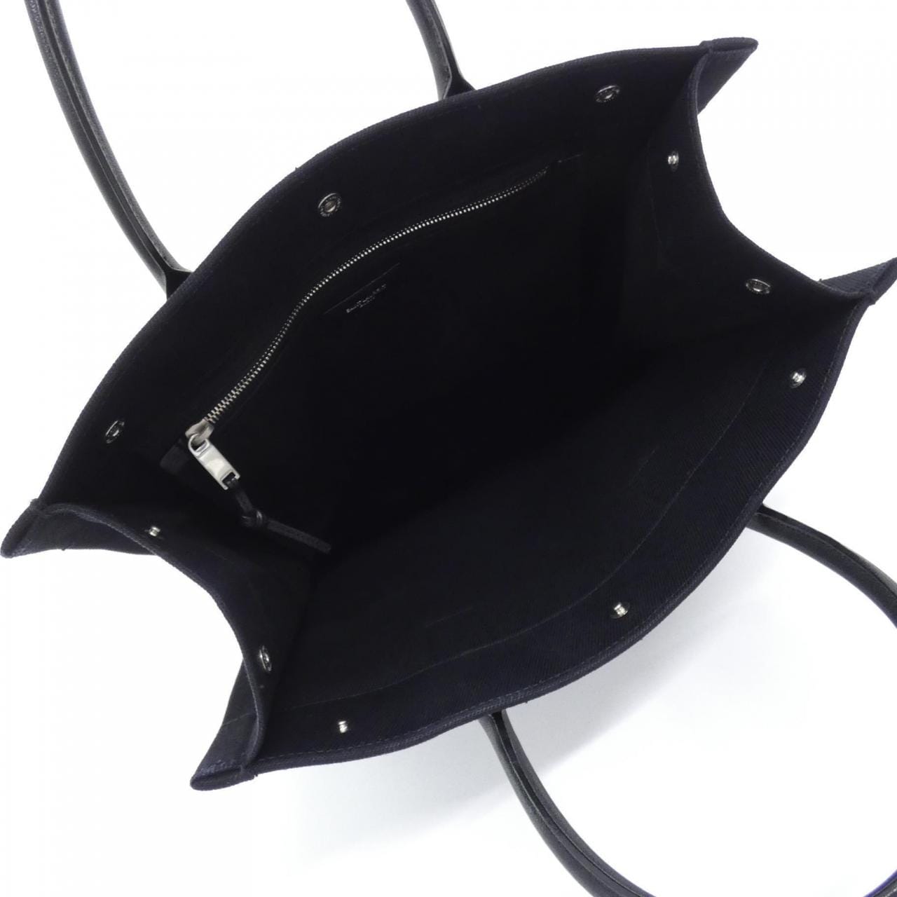 SAINT LAURENT 631682 96N9E Bag Cotton Black Cotton - Thumbnail 7