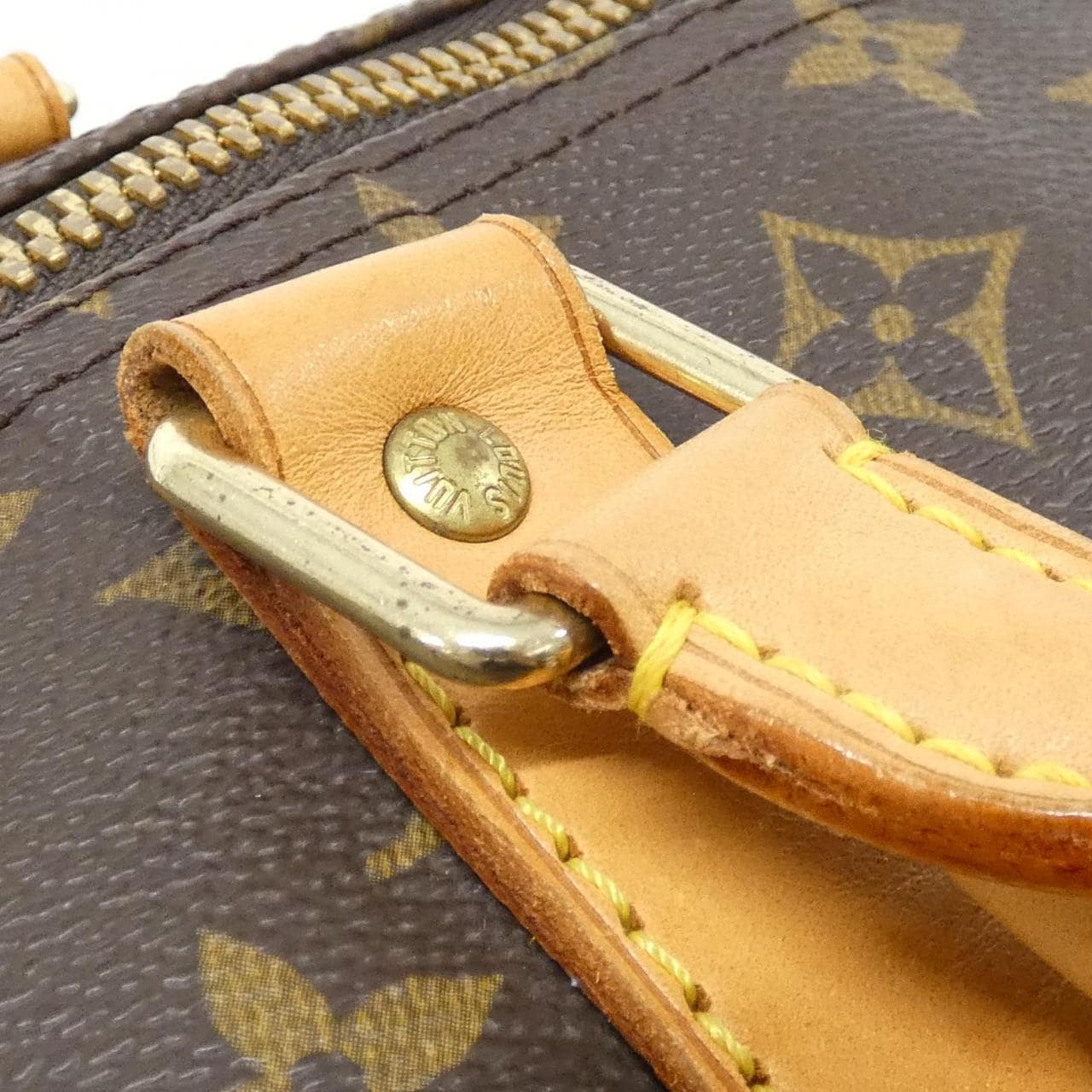 LOUIS VUITTON Keepall M41422 Boston Bag Monogram Black Monogram - Thumbnail 7