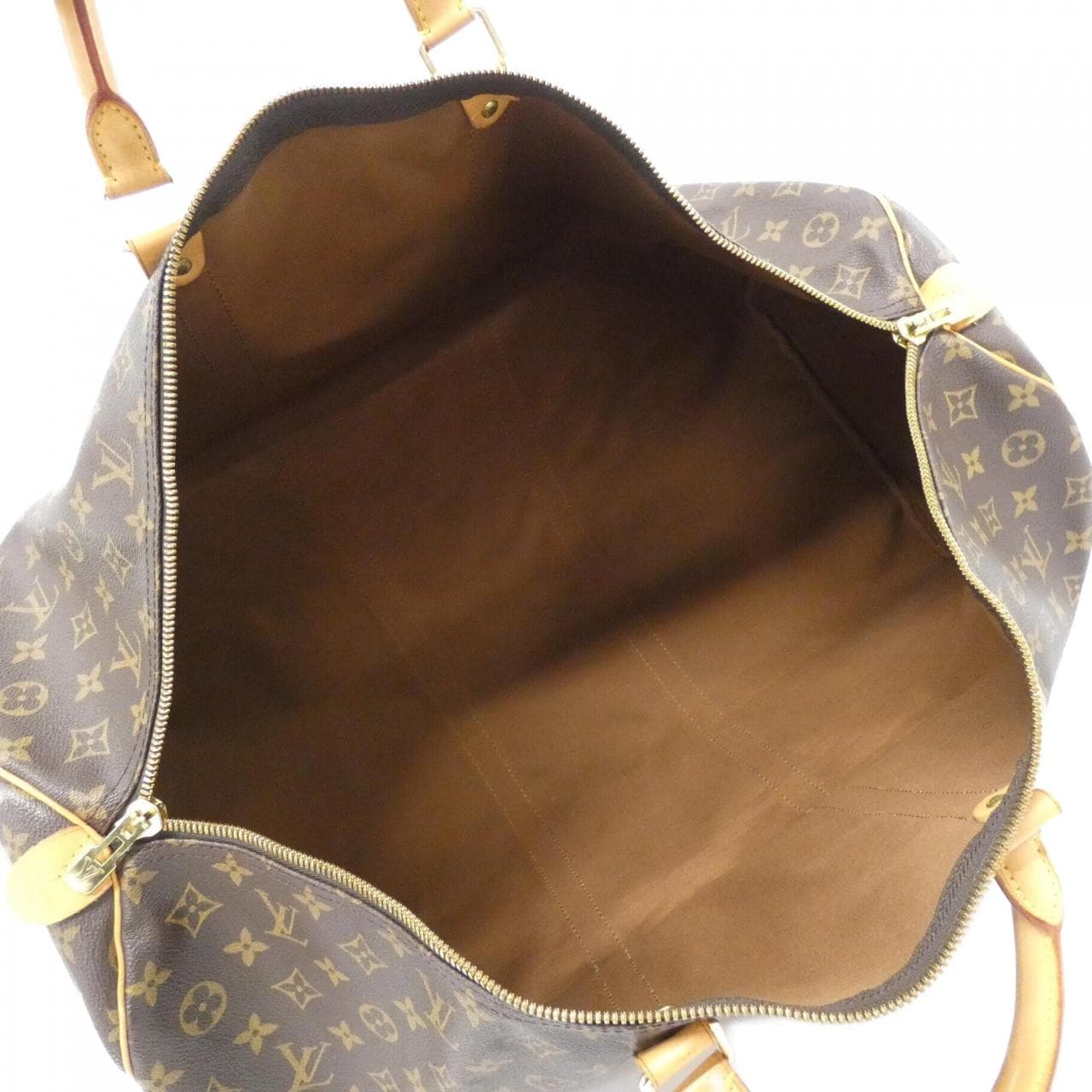 LOUIS VUITTON Keepall M41422 Boston Bag Monogram Black Monogram - Thumbnail 9