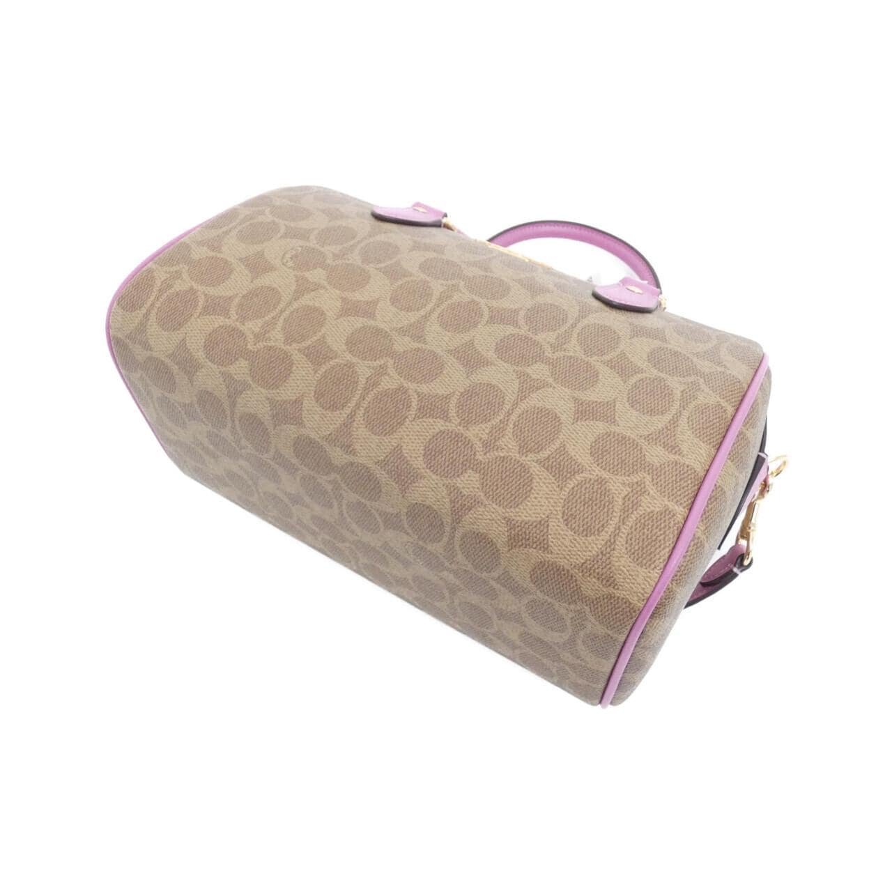 COACH CV961 Boston Bag Canvas Black Canvas New - Thumbnail 3