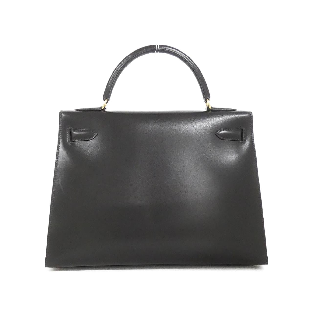 HERMES HERMÈS Kelly 001858CC Bag Box Calf Black Box Calf Leather - Thumbnail 2