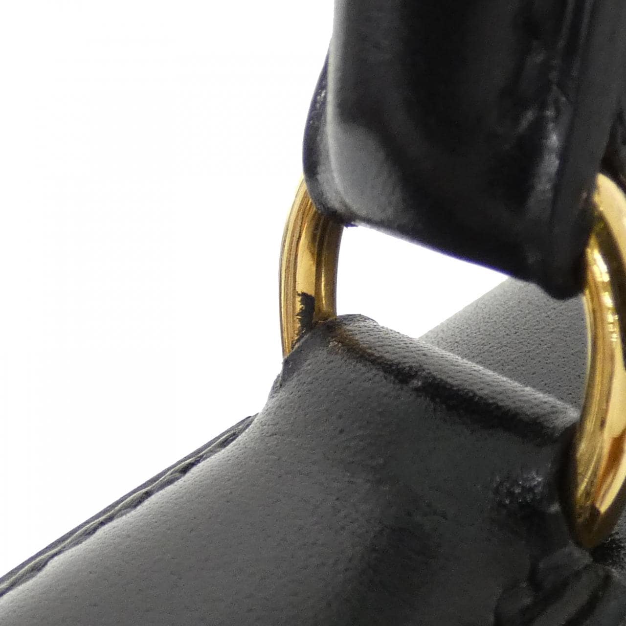 HERMES HERMÈS Kelly 001858CC Bag Box Calf Black Box Calf Leather - Thumbnail 8