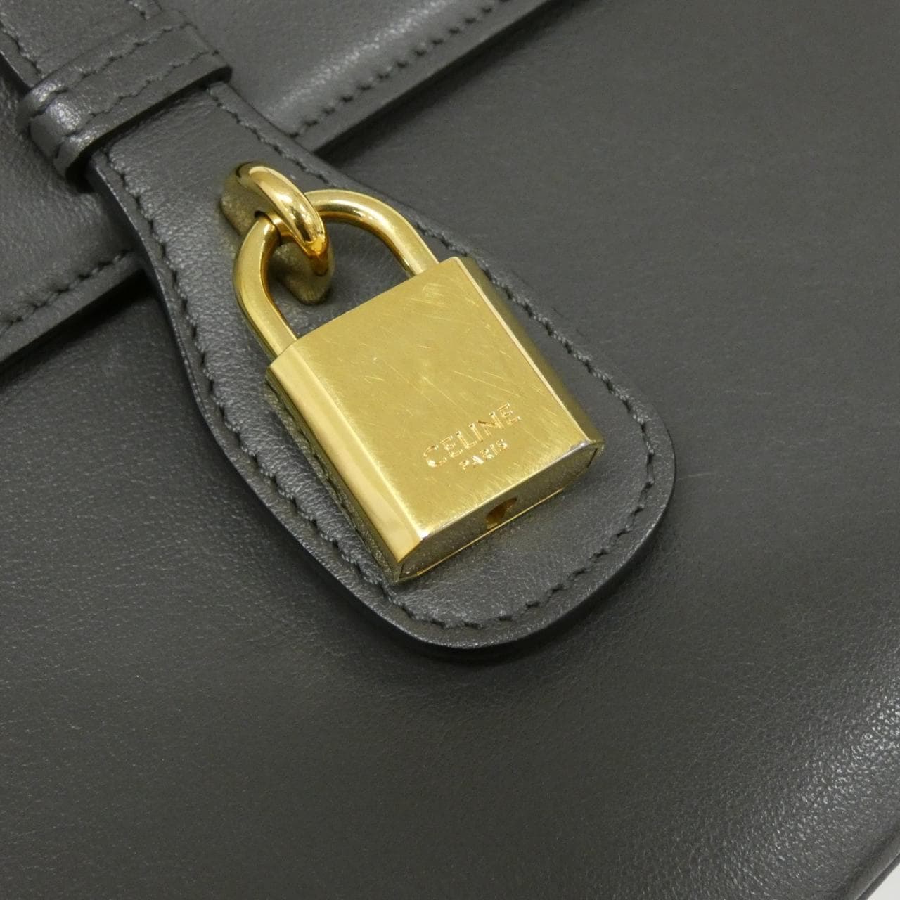 CELINE 196583DK1 Shoulder Bag 黑色 中古品A - 縮圖 4