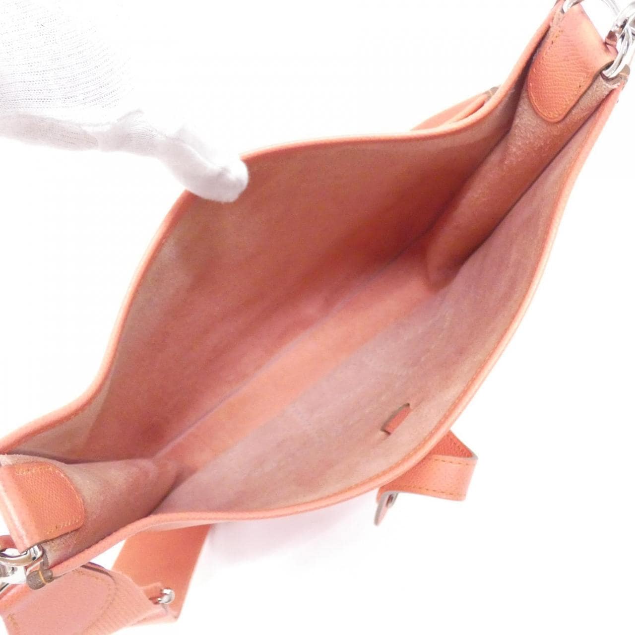 HERMES HERMÈS Evelyne 056278CK Shoulder Bag Epsom Black Epsom Leather Rank A - Thumbnail 6