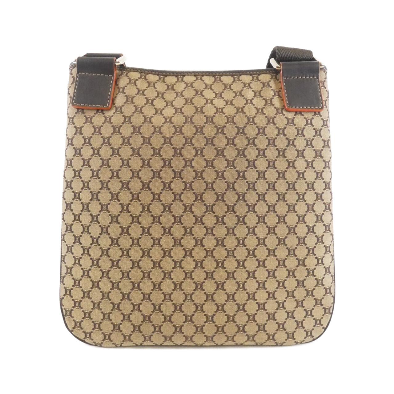 CELINE 157112JBU Shoulder Bag Canvas 黑色 帆布 中古品A - 縮圖 2