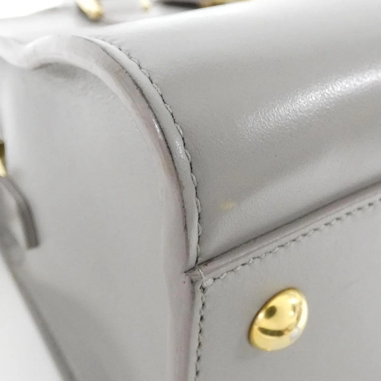 SAINT LAURENT 472466 DV70O Handbag Leather 黑色 皮革 中古品A - 縮圖 3