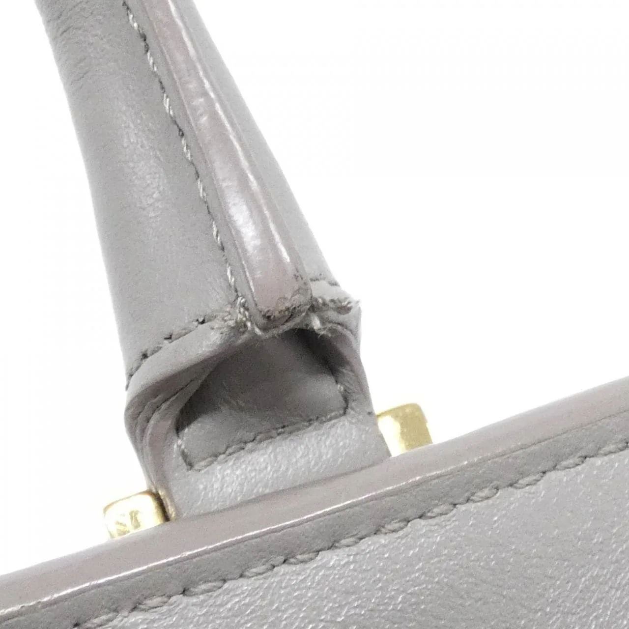 SAINT LAURENT 472466 DV70O Handbag Leather 黑色 皮革 中古品A - 縮圖 6