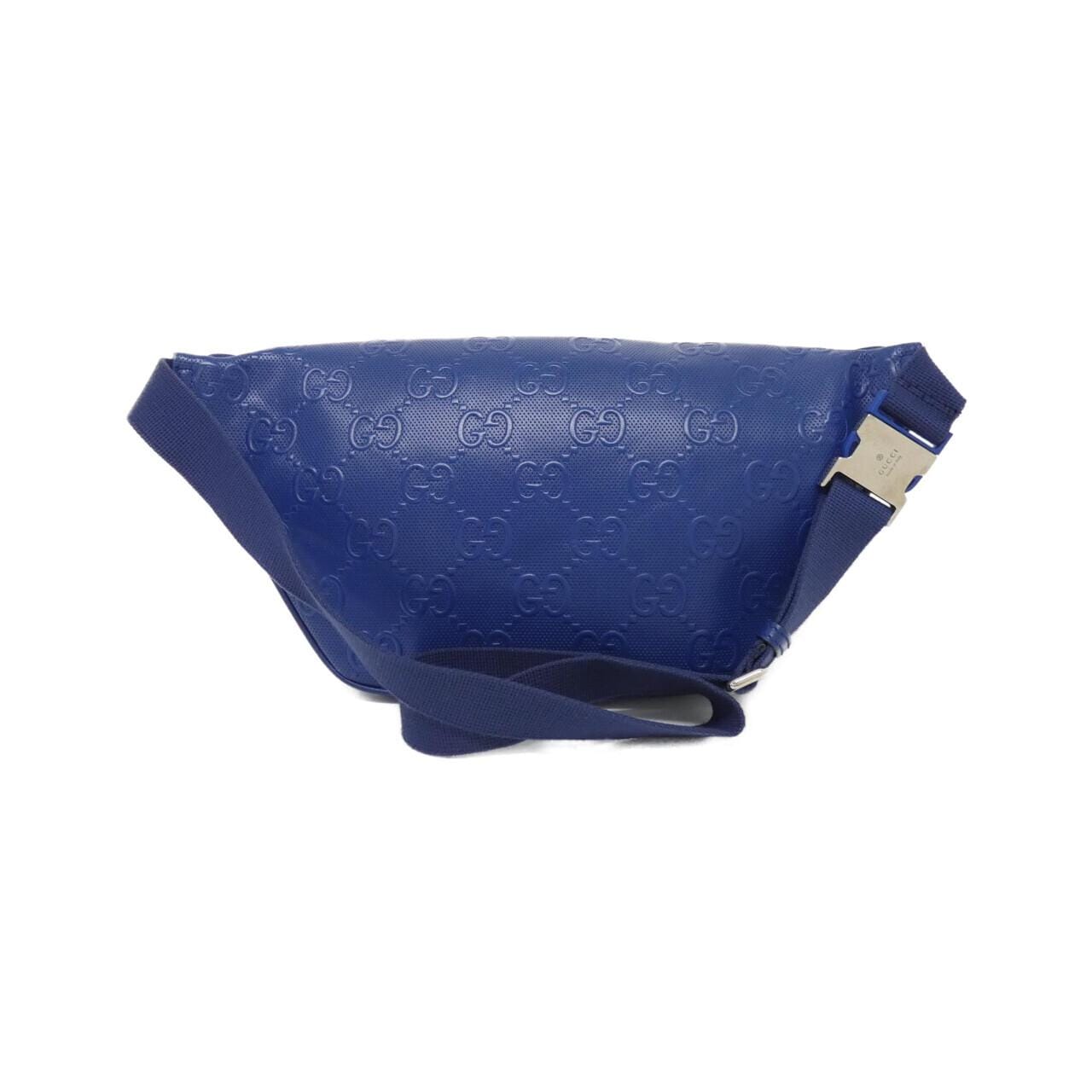 GUCCI 645093 1W3CJ Belt Bag Leather 黑色 皮革 中古品A - 縮圖 2