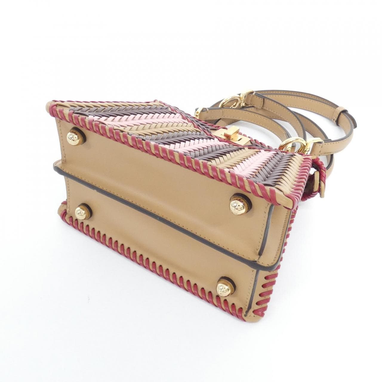 FENDI Peekaboo 8BN335 AS7E Bag Black New - Thumbnail 3