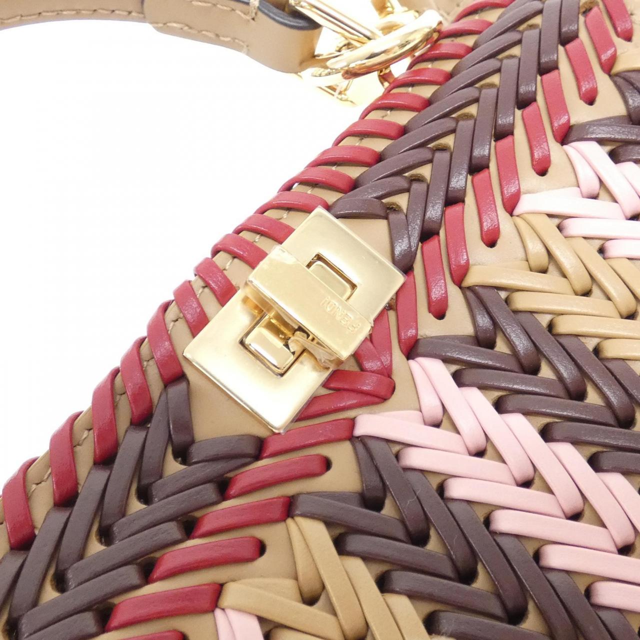 FENDI Peekaboo 8BN335 AS7E Bag Black New - Thumbnail 4