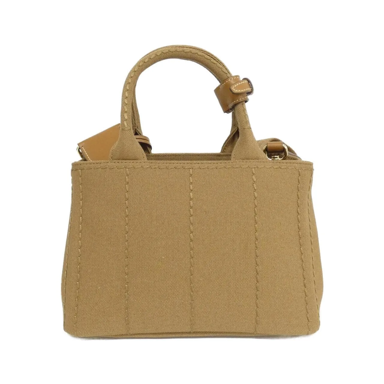 PRADA 1BA038 Handbag 黑色 新品 - 縮圖 2