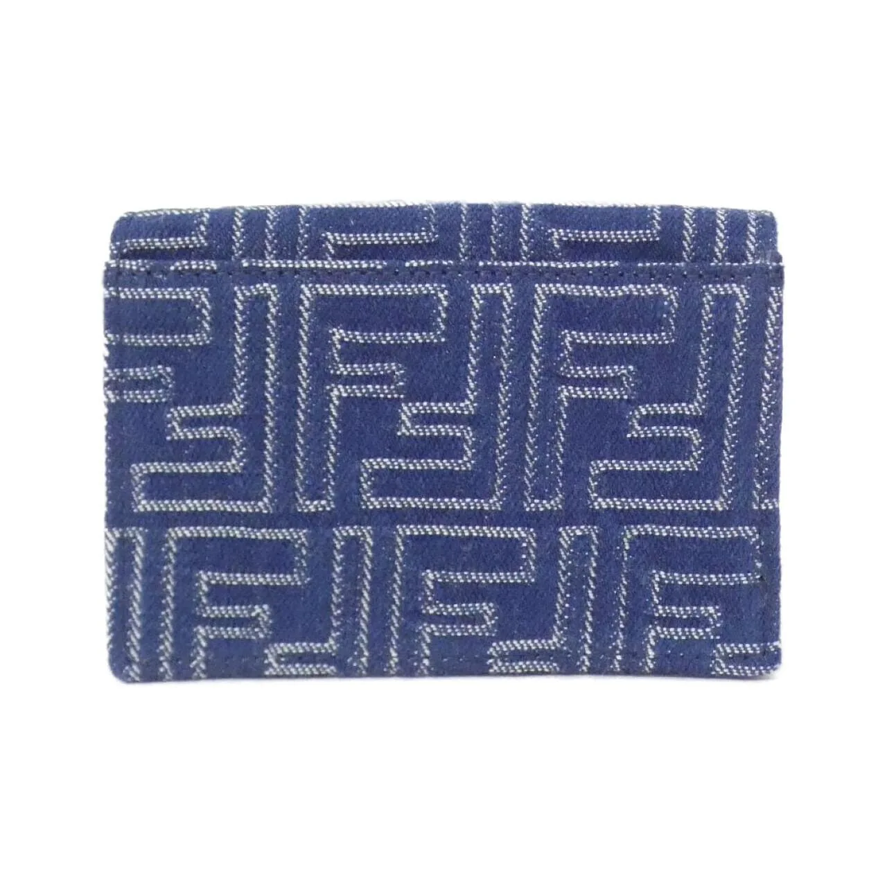 FENDI 7M0222 AUGO Card Case Canvas Black Canvas New - Thumbnail 2