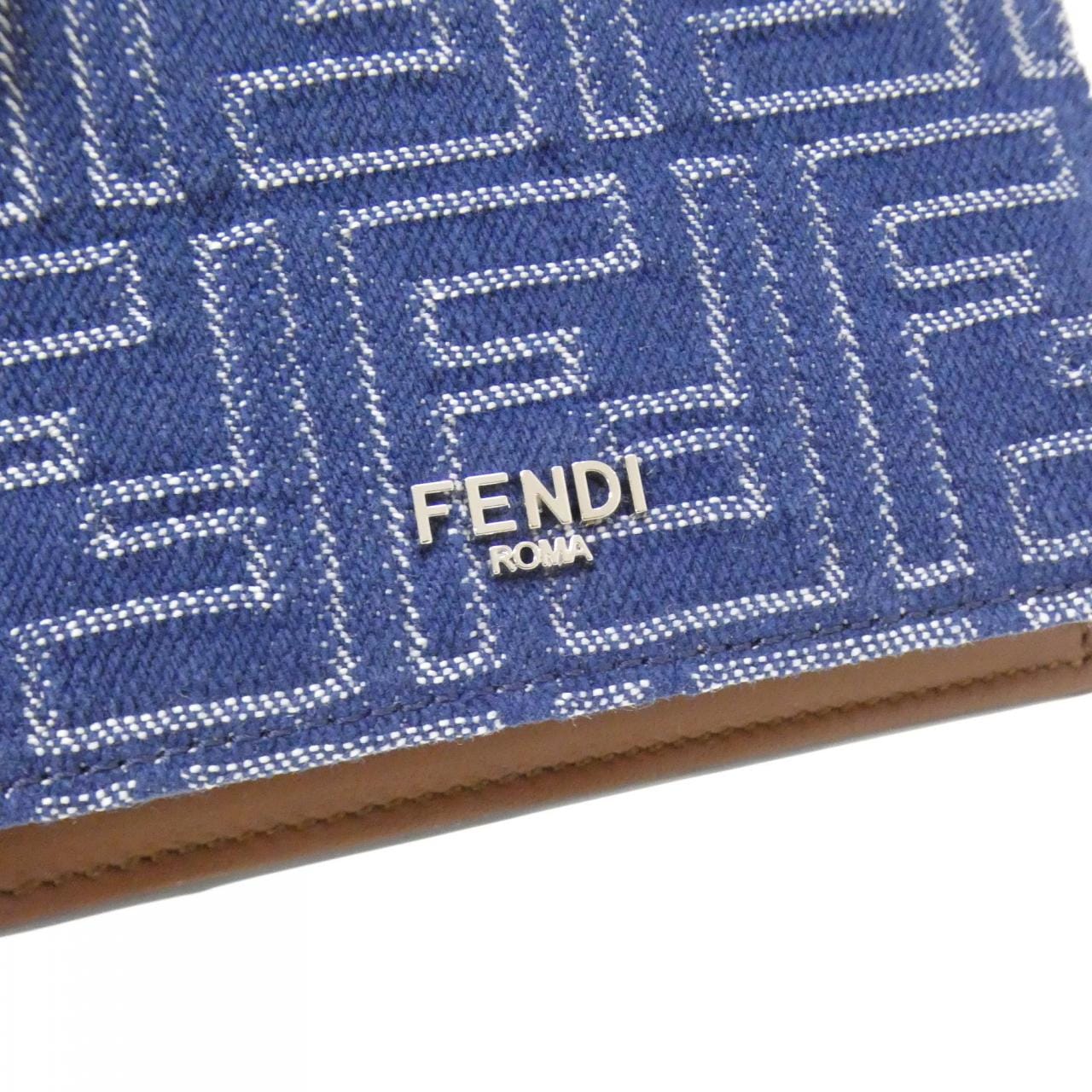 FENDI 7M0222 AUGO Card Case Canvas 3