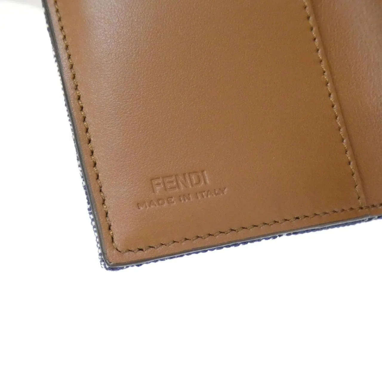 FENDI 7M0222 AUGO Card Case Canvas Black Canvas New - Thumbnail 5