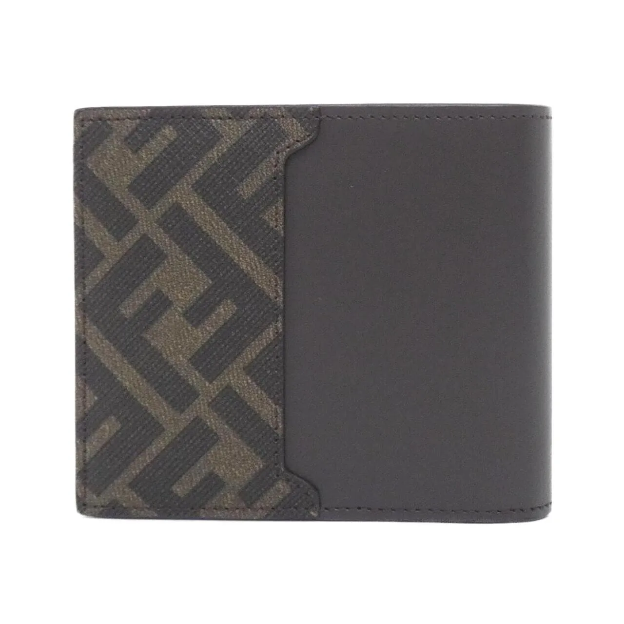 FENDI 7M0356 AFF2 Coin Case Canvas 黑色 帆布 新品 - 縮圖 2