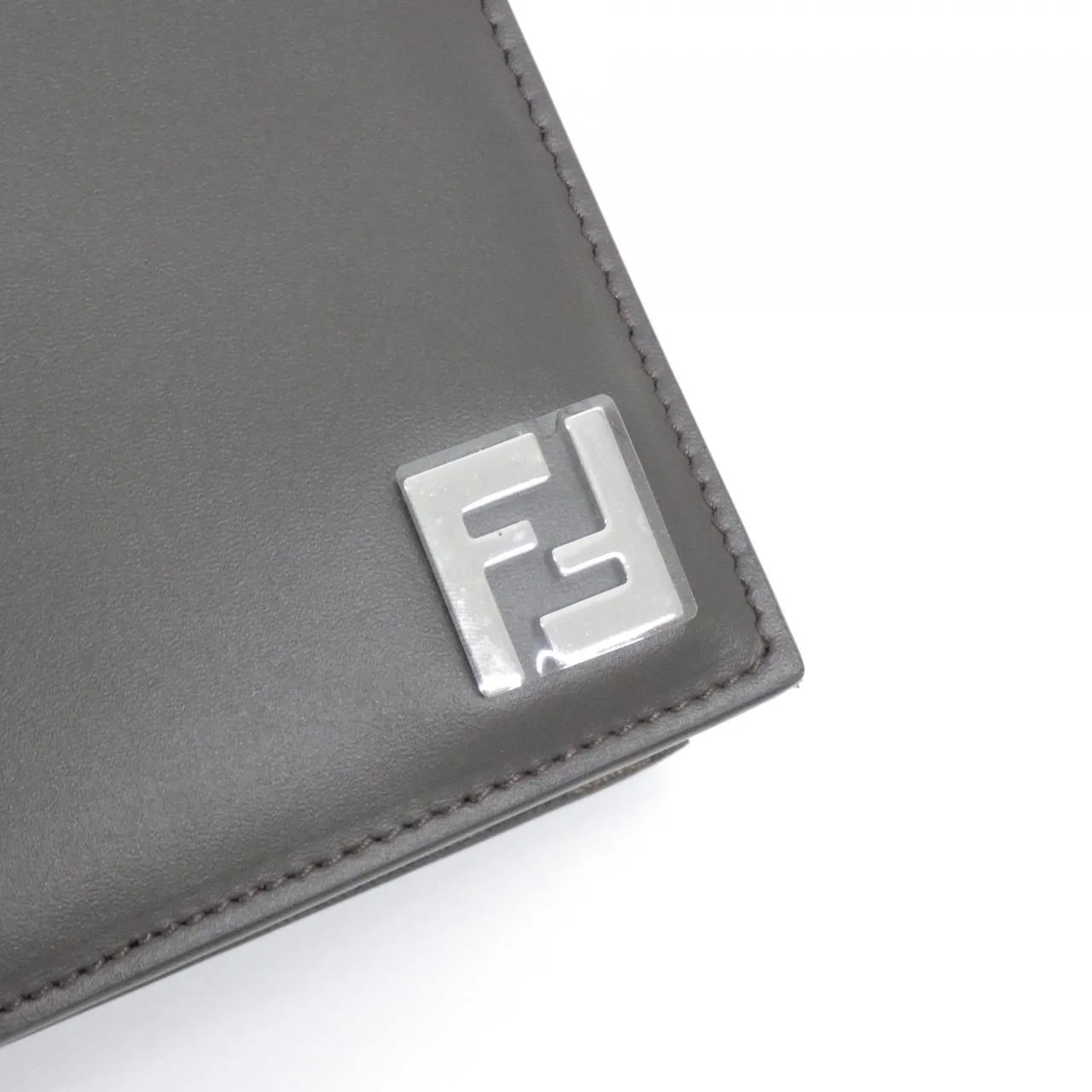 FENDI 7M0356 AFF2 Coin Case Canvas 黑色 帆布 新品 - 縮圖 3