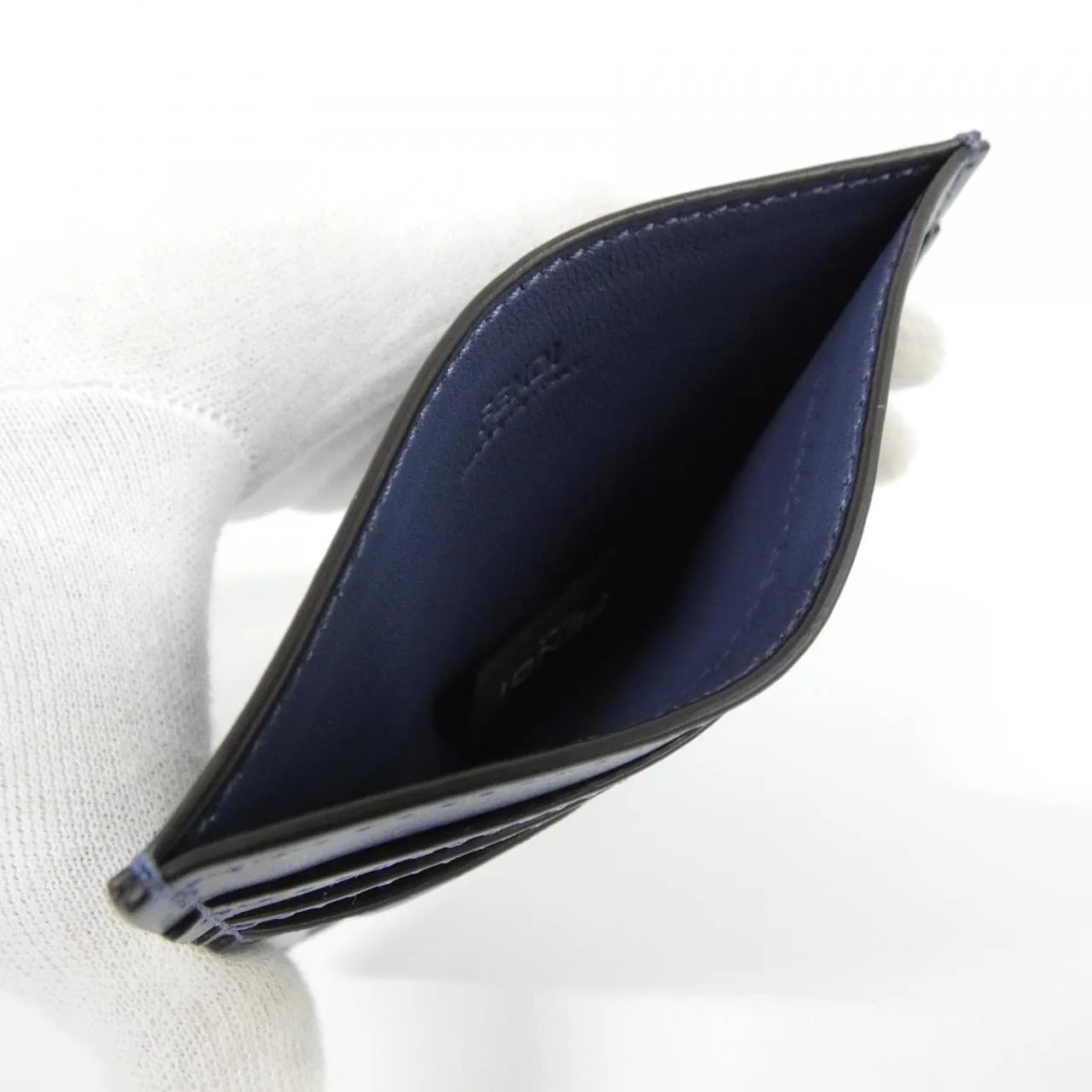 FENDI 8M0445 AS42 Card Case Black New - Thumbnail 3