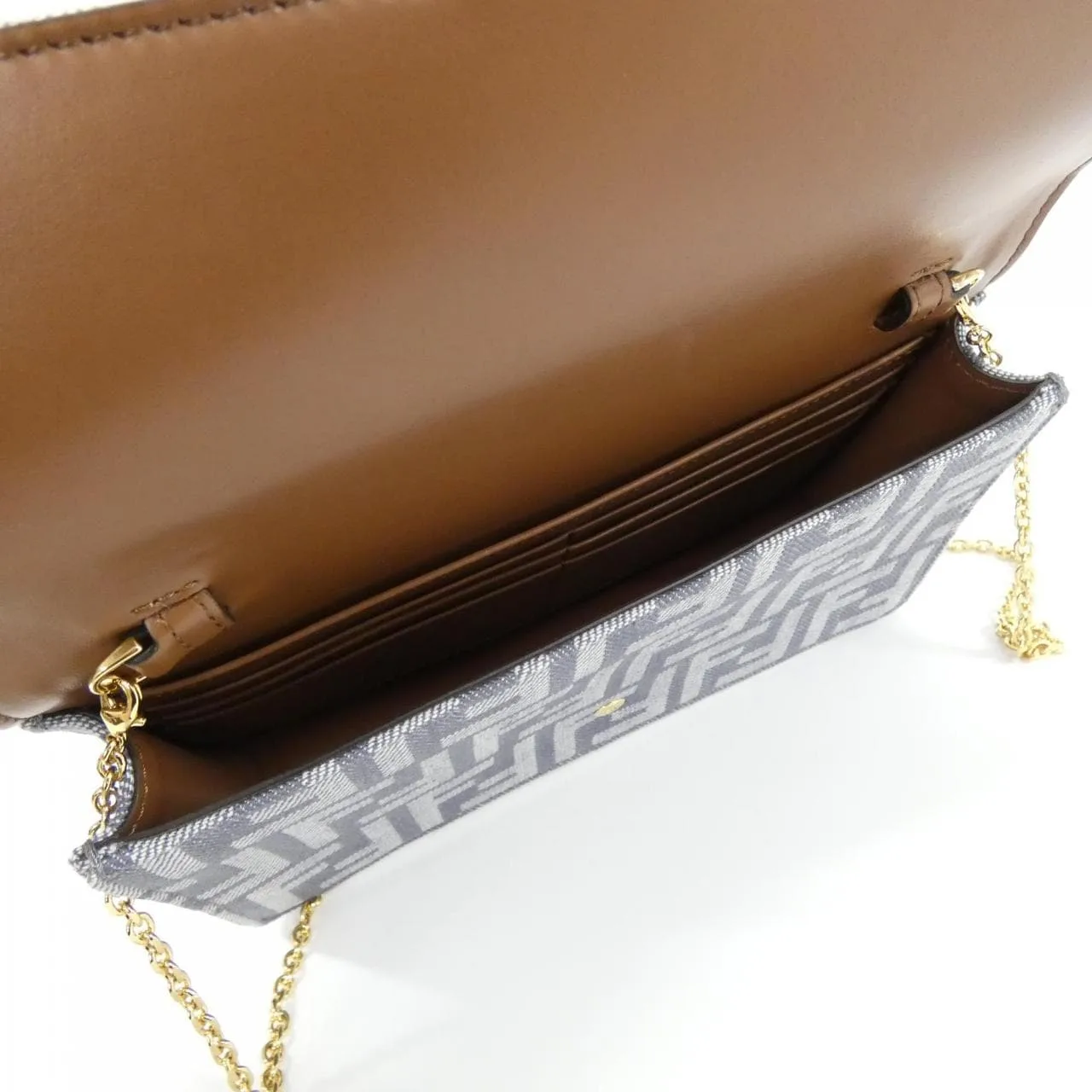 FENDI 8M0498 AUT4 Wallet Canvas Black Canvas New - Thumbnail 5